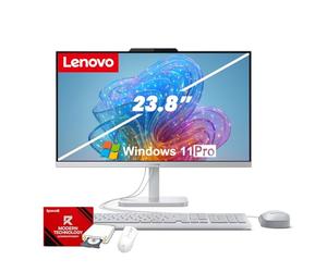 Lenovo 24 All-in-One Desktop Computer for Home Office, Intel N100 Processor, 23.8" FHD Anti-Glare Display, WiFi 6, HDMI, Win 11Pro, w/Wired Keyboard and Mouse(16GB DDR4 RAM, 1TB SSD)