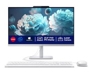 Lenovo 24" All-in-One Desktop Computer, Intel Core, 16GB DDR4 RAM, 1TB PCIe SSD, Stunning IPS FHD Display, Fast & Quick Access, Lifetime Office 365 for the Web, Wired Keyboard & Mouse