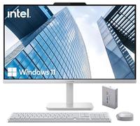 Lenovo 24" FHD All-in-One Desktop Computer for Home & Office, Intel Processor, 32GB RAM, 2TB PCIe SSD, HDMI, Bluetooth 5.2, Business AIO, Vent-Hear, Wireless KB & Mouse, Windows 11 Pro