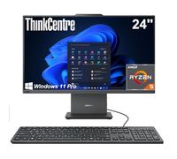 Lenovo 24" ThinkCentre All-in-One Desktop Computer • 6-core AMD Ryzen 5 Processor • 64GB DDR5 • 1TB SSD • Wi-Fi 6 • HDMI in&Out • Wired KB&Mouse • Windows 11 Pro