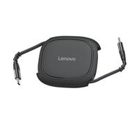 Lenovo 240 W USB-C Retractable Cable, 1.2 m, Compact Design, Portable, Quick Charge, Black