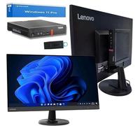 Lenovo 27" All-in-One Computer | i7-8700T | 16GB RAM | Crucial 1TB SSD | Wi-Fi/Bluetooth | Windows 11 Pro + Office 2021 | Full PC Plug and Play