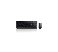 Lenovo 300 USB Combo, Full-Size Wired Keyboard & Mouse, Ergonomic, Left or Right Hand Mouse, Optical Mouse, GX30M39606, Black