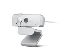 Lenovo 310 FHD Webcam, 1080p, FHD Resolution @30 FPS, Plug-and Play USB Connectivity, 1.8M Cable, 2 Integrated Microphones, External Privacy Shutter, White