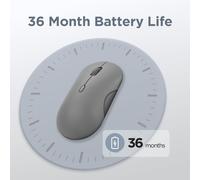 Lenovo 350 - Silent Bluetooth Mouse (IR Optical, Ergonomic, Ambidextrous, Programmable Buttons, Dynamic Scroll Wheel, 3 DPI Levels, AA Battery | Sup