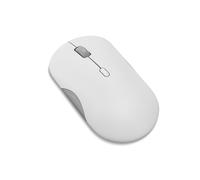 Lenovo 350 - Silent Bluetooth Mouse (Infrared Optical, Ergonomic, Ambidextrous, Programmable Buttons, Dynamic Wheel, 3 DPI Levels, x1 AA Battery, Easy Switch to 2 Devices) Cloud Grey