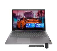 Lenovo 3i 15.6" FHD Chromebook, Intel Celeron N4500, 4GB LPDDR4X, 576GB Storage (64GB eMMC + 512GB Docking Station), Intel UHD Graphics, Number Pad, HD Webcam, Wi-Fi 6