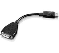 Lenovo 45J7915 DisplayPort to DVI-D Monitor Adapter - 0.2m, 1920x1200, Black