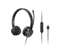 Lenovo 4XD1K18260 headphones/headset Wired Head-band Music/Everyday USB Type-A Black