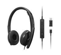 Lenovo 4XD1M45627 headphones/headset Wired Head-band USB Type-C Black