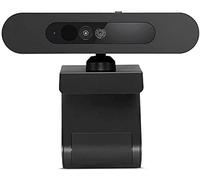 Lenovo 500 FHD Webcam, 1080p, Teleconferencing Video Camera for Desktop & Laptop PCs, Windows Hello, Digital Zoom, Wide-Angle Tilt/Pan, Privacy Shutter, USB-C, GXC0X89769, Black