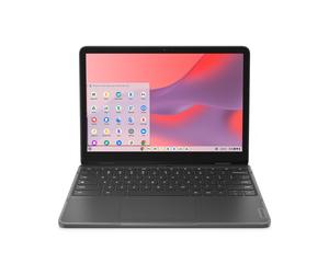 Lenovo 500e Yoga Chromebook Gen 4 Intel® N N100 31 cm (12.2") Touchscreen WUXGA 8 GB LPDDR5-SDRAM 64 GB eMMC Wi-Fi 6E (802.11ax) ChromeOS UK English Grey