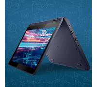 Lenovo 500w Gen 3 Student 2-in-1 Laptop, 11.6" HD Touchscreen, Intel Pentium Silver N6000, 8GB RAM, 128GB SSD, HDMI, Webcam, MicroSD Card Reader, Touchpad, Wi-Fi 6, Windows 11 Home, Black