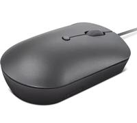 Lenovo 540 USB-C Wired Connection Computer Mouse for PC, Laptop, Computer with Windows or Chrome OS - Ambidextrous Design - 4 Button - Compact Size -Storm Grey