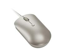 Lenovo 540 USB-C Wired Connection Computer Mouse for PC, Laptop, Computer with Windows or Chrome OS - Ambidextrous Design - 4 Button - Compact Size -Sand