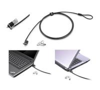 Lenovo 57Y4303. Product colour: Black Silver Best uses: Dock station Monitor Laptop PC Lock type: Key. Cable length: 1.52 m Cable diameter: 4.4 mm Lock head size: 1.5 cm. Quantity per pack: 1 pc(s)