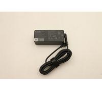 Lenovo 45W USB-C power adapter with Power Delivery 3.0 compatible with Lenovo ThinkPad laptops and tablets.