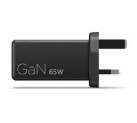 Lenovo 65W Mini USB-C GaN Charger | Ultra-Compact, Lightweight, Portable | UK Plug, 1 x 2m USB-C Cable Included | Black