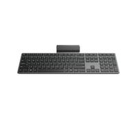 Lenovo 700 Modern Wireless Keyboard, 2.4 GHz Dongle & Dual Bluetooth Connection, AES-128 Encryption, 36 Month Battery Life, Luna Grey