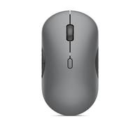 Lenovo 700 - Multi-Device Wireless Silent Mouse (Infrared Optical, USB Receiver, Bluetooth 5.3 Dual, Ergonomic, Ambidextrous, x1 AA Battery, Easy Change Between 3 Devices) - Grey