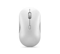 Lenovo 700 - Silent Wireless Multi-Device Mouse (Infrared Optical, USB Receiver, Bluetooth 5.3 Dual, Ergonomic, Ambidextrous, x1 AA Battery, Easy Change Between 3 Devices) - Seashell