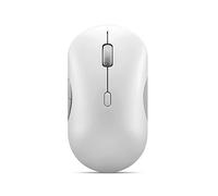 Lenovo 700 - Silent Wireless Multi-Device Mouse (Infrared Optical, USB Receiver, Bluetooth 5.3 Dual, Ergonomic, Ambidextrous, x1 AA Battery, Easy Change Between 3 Devices) - Seashell