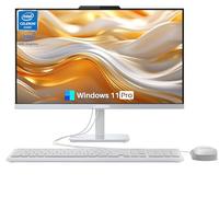 Lenovo A100 All-in-One Desktop PC for Business, 23.8" IPS FHD Display, Intel N100 Processor, 16 GB 3200MHz RAM, 512 GB SSD, Intel UHD Graphics, Webcam, Wi-Fi 6, Windows 11 Pro, Wired Keyboard & Mouse