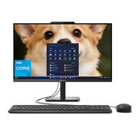 Lenovo AIO 24" FHD All-in-One Desktop Computer for Home Office, Intel 4-Core Processor, 8GB DDR4 RAM, 512GB PCIe SSD, WiFi 6, Bluetooth 5.2, HDMI, Black, Windows 11 Home