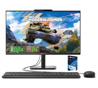 Lenovo All-in-One Desktop with Intel 4-Core Processor| 24 inch Full HD Display| 32GB DDR4 RAM, 512GB PCIe SSD| WiFi 6| Bluetooth| USB, Ethernet Ports| Windows 11 Pro| HDMI Out for External Display