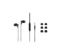 Lenovo Analog Gen 2 - Earphones with mic - in-ear - black - for ThinkCentre M60q Chromebox, M70s Gen 3, M70t Gen 3, Thin
