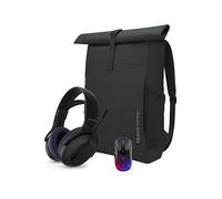Lenovo Backpack, Mouse, Headset Bundle Black