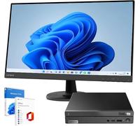 Lenovo Bundle Business 2024 Tiny X0Q Mini PC | Intel Core i5-13420H 8 Core up to 4.60 GHz | 32 GB RAM | SSD 1 Tera Nvme | WI-FI Monitor 27 Inch FHD Windows 11 Pro Office 2021 Warranty 36 Months