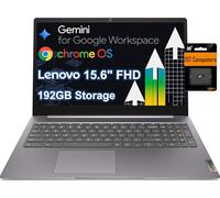 Lenovo Chromebook 15 (15.6" FHD Touchscreen, 4GB RAM, 256GB Storage (128GB eMMC + 128GB SD Card), 2TB Cloud Storage, Intel Pentium N6000), Home & Student Laptop, 10-Hr Long Battery Life, Chrome OS