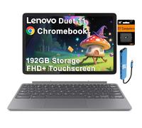 Lenovo Chromebook Duet 3 2-in-1 Tablet Laptop w/Detachable Keyboard (11" QHD Touchscreen, 8-Core Qualcomm CPU, 4GB RAM, 128GB (64GB eMMC + 64GB SD Card)) USI Pen, 8MP Webcam, Chrome OS, Grey