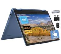 Lenovo Chromebook Flex 3i Spin 2-in-1 Laptop Business (2024),12.2" WUXGA Touchscreen, Quad Core Intel N100, 4GB RAM, 128GB (64GB eMMC+64GB Card) Webcam WiFi, 12+ Hrs Battery,Chrome OS+MarxsolAccessory