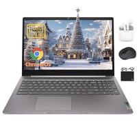 Lenovo Chromebook Premium 15.6" FHD Slim Light Laptop Computer Business & Student, Intel Celeron N4500, 4GB RAM, 192GB Storage (64GB eMMC+ 128GB Card), WiFi 6, Long Battery, Chrome OS HubxcelAccessory