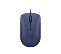 Lenovo 540 USB-C Wired Connection Computer Mouse for PC, Laptop, Computer with Windows or Chrome OS - Ambidextrous Design - 4 Button - Compact Size -Abyss Blue