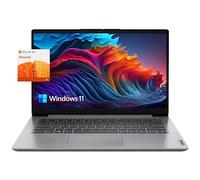 Lenovo Daily Companion IdeaPad 1, 14" HD Display, 4GB RAM, 256GB PCIe SSD, Intel Pentium Quad-core Upto 3.1GHz, Office 365 1 Year Included, HDMI, MicroSD Card Reader, Win11S with Bundle Accessories