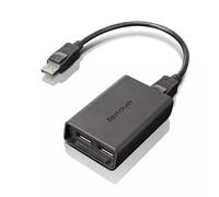 Lenovo DisplayPort to Dual-DisplayPort Monitor Cable USB A Black