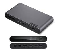Lenovo Docking Station USB-C Universal Business Dock - Dual Display (1 DP 1.4 & 1 HDMI 2.0) - 65W Charging for Laptop (90W Power Adapter Included) - 3X USB-A & 2X USB-C Ports - Windows Compatible