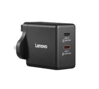 Lenovo Dual USB-C 65W GaN Charger - 40AW065BUK