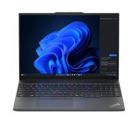 Lenovo ThinkPad E16 AMD Ryzen™ 5 7535HS Laptop 40.6 cm (16") WUXGA 16 GB DDR5-SDRAM 256 GB SSD Wi-Fi 6E (802.11ax) Windows 11 Pro UK English Black