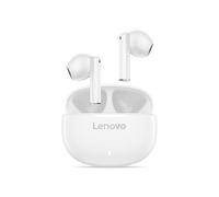 Lenovo E310 True Wireless Stereo Earbuds Bluetooth 5.3 ENC Noise-Cancelling with 13mm Speaker Type-C Charging 20h Battery Life for Music Calls Comfortable Fit Wireless - White
