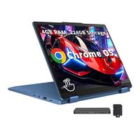 Lenovo Flex 3i Chromebook 12.2" WUXGA Touchscreen 2-in-1 Laptop, Intel N100, 4GB LPDDR5, 224GB Storage (64GB eMMC+160GB Docking Station Set), Intel UHD Graphics, HD Webcam, Wi-Fi 6, Chrome OS, Blue