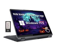 Lenovo Flex 5i 2-in-1 14" FHD+ Touchscreen Laptop, Intel i3-1215U, 8GB LPDDR4, 544GB Storage(256GB SSD +288GB Docking Station Set), Backlit Keyboard, Fingerprint Reader, Win 11 S, Storm Grey