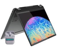 Lenovo Flex 5i 2-in-1 Touch Screen Laptop, 14" WUXGA IPS, 8GB RAM 256GB Storage (128GB SSD+128GB SD Card), Intel Core i3-1315U Processor, Chrome OS, Backlit Keyboard, SageNova Earphones, Storm Grey