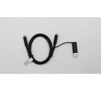 Lenovo FRU03X7470 USB-C Cable W/ Dongle TP