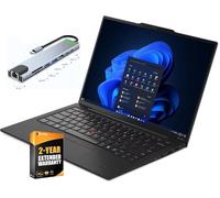 Lenovo Gen 13 ThinkPad X1 Carbon Aura Edition, Intel Ultra 7 258V, 14" 2.8K 2880x1800 OLED NonTouch 400nits 120Hz Display, Wi-Fi 7, 32GB RAM, 2TB SSD, FHD Cam, Win 11Pro, 2YR Ext Warranty & GIZPRO hub