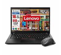 Lenovo Green Edition, Intel Core i7 Laptop PC Ready to Use Office 365, Notebook with 14" HD Display, 32GB RAM, 1TB SSD, Italian Warranty with Free Wireless Mouse