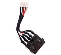 Lenovo GT5A0 DC-in Power Jack Cable, Black, Plastic & Copper, Laptop Computer Replacement Parts, Cable, Cable Assembly, Laptop Repair & Maintenance, 5-Wire 5-Pin, 5.5 cm, P15v T15p Gen 1-3 Compatible